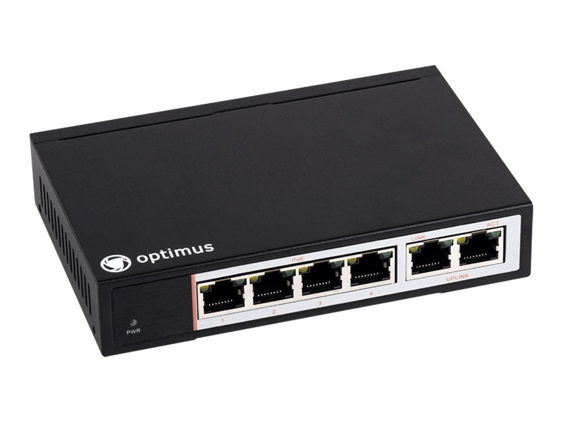 Коммутатор Optimus UM1-E6/4P Коммутатор Optimus UM1-E6/4P
