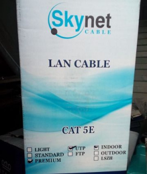 Кабель витая пара Skynet Premium UTP PVC 4x2x0.51 категория 5e Кабель витая пара Skynet Premium UTP PVC 4x2x0.51 категория 5e