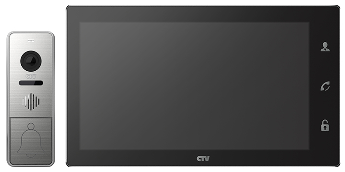 Комплект цветного видеодомофона CTV-DP4102AHD B Комплект цветного видеодомофона CTV-DP4102AHD B