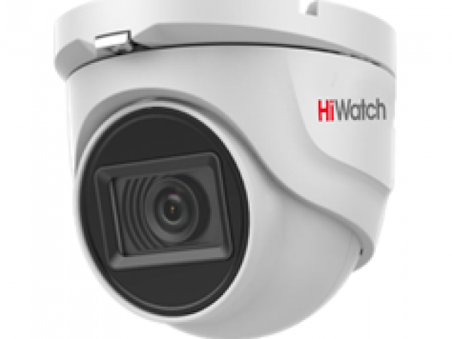 Видеокамера HD 5Mp HiWatch DS-T503 (С) (2.8мм) Уличная купольная с ИК подсветкой до 30 м.