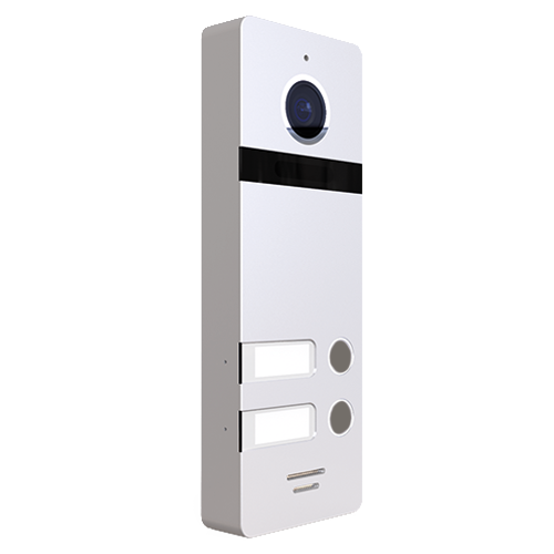 FANTASY 2 SILVER - вызывная панель 800 ТВЛ, 136° на 2 абонента, серебряная