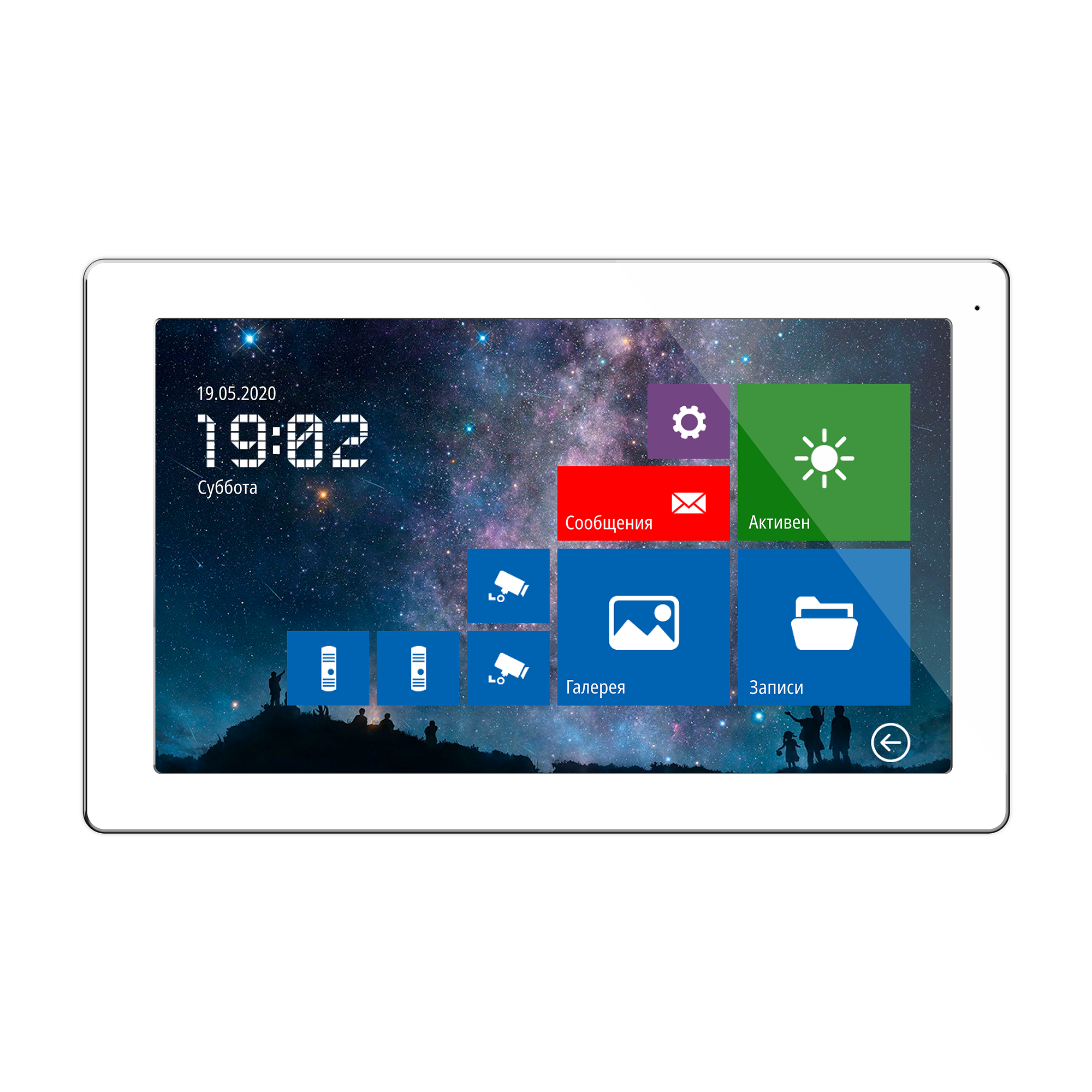 FREEDOM 10 FHD - монитор Full HD домофона 10.1" сенсорный с записью, белый