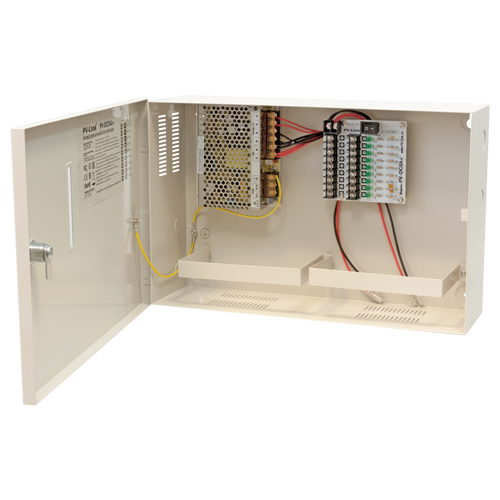 PV-DC5AL+ PV-Link v.2022 - блок питания стабилизированный, DC 12 В, 5 А, 9 выходов, выход на 2 АКБ (12 А·ч)