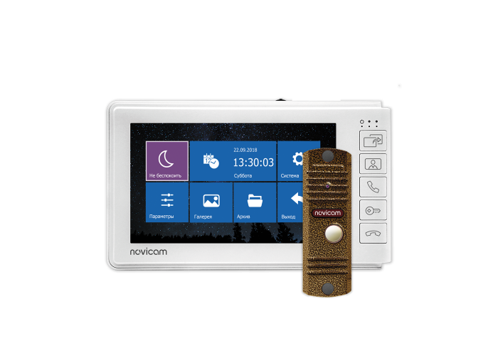 SMILE 7 KIT - комплект из монитора 7" и вызывной панели