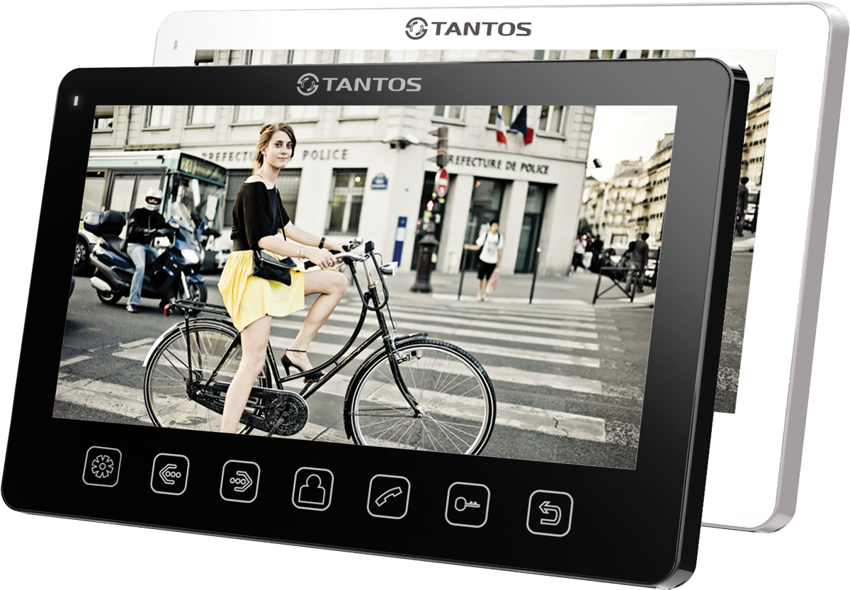 Видеодомофон Tantos Amelie Slim (черный) Видеодомофон Tantos Amelie Slim (черный)