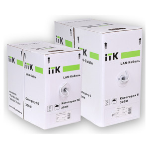 Кабель ITK UTP cart.5e 4 пары PVC 305m Cu