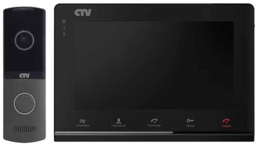 Комплект цветного IP видеодомофона CTV-DP2700IP NG BG Комплект цветного IP видеодомофона CTV-DP2700IP NG BG