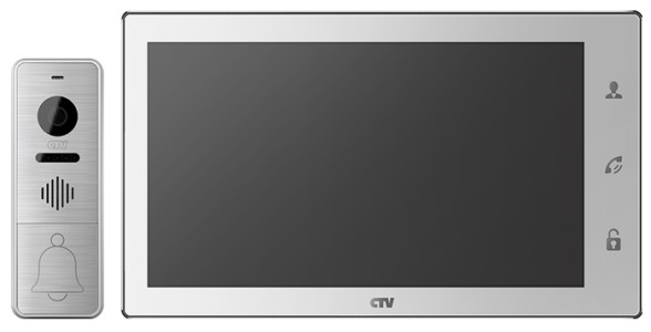 Комплект цветного видеодомофона CTV-DP4102FHD W Комплект цветного видеодомофона CTV-DP4102FHD W