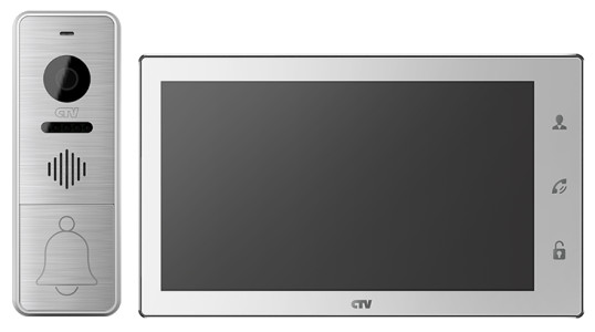 Комплект цветного видеодомофона CTV-DP4706AHD W Комплект цветного видеодомофона CTV-DP4706AHD W