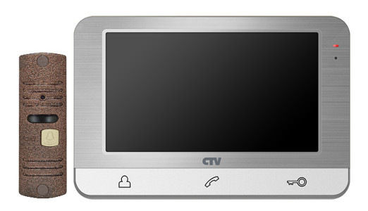 Комплект цветного видеодомофона CTV-DP1703 S Комплект цветного видеодомофона CTV-DP1703 S