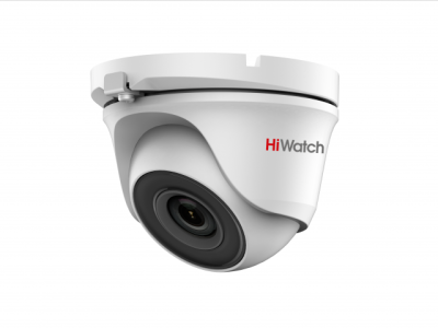 Видеокамера HD 2Mp HiWatch DS-T203(B) (2.8мм) Уличная купольная с ИК подсветкой до 20 м.
