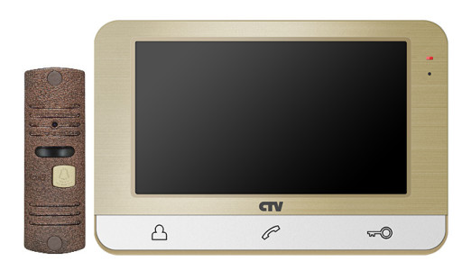 Комплект цветного видеодомофона CTV-DP1703 CH Комплект цветного видеодомофона CTV-DP1703 CH