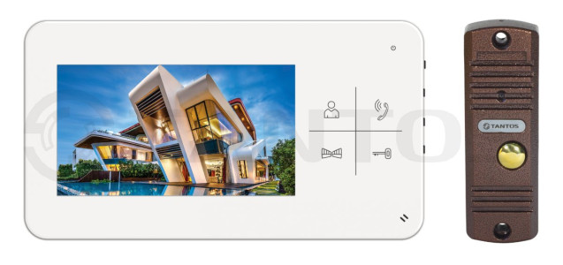Комплект домофона LUMI kit: монитор LUMI 4,3"+вызывная панель Walle+ (медь) Комплект домофона LUMI kit: монитор LUMI 4,3"+вызывная панель Walle+ (медь)